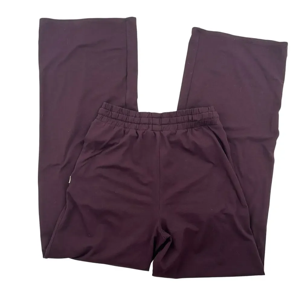 Vuori Women's Raisin Halo Essential Wide Leg Pants